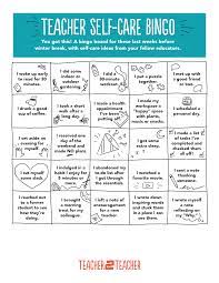 Many adults are now juggling full time work and full time homeschooling. Teacher Self Care Bingo Teacher2teacher