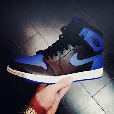 Air Jordan 1 Retro High Og Black Royal New Picture Air Jordans Popular Sneakers Jordan 1 Retro High