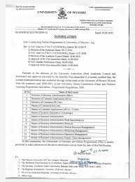 University Of Mysore Online Programs In 2020 Online Programs University Distance Learning