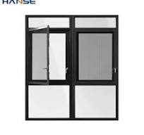 Precios de fábrica Ventanas oscilantes de metal personalizadas Diseño casa  moderna Ventana de vidrio con marco de aluminio grande