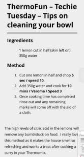 Clean Tm Bowl In 2021 Thermomix Recipes Cooking Time Thermomix