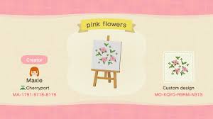 Acnh Designs Flower Clover Ground Decoration Designs By Maxie Animal Crossing New Animal Crossing Animal Crossing Game