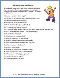 Go online and use a rhyming. Brain Teasers And Riddles For Spelling And Language Fun