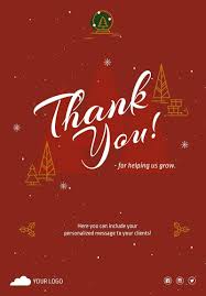The best time to do these end of year bookkeeping procedures and checks is shortly after you have closed off month 12. Holiday Thank You Flyer Piktochart