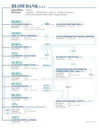 Group Chart Corporate And Retail Banking Blom Bank