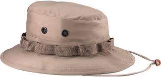 Khaki Military Rip Stop Wide Brim Boonie Hat Rothco Army Navy Store Military Hat