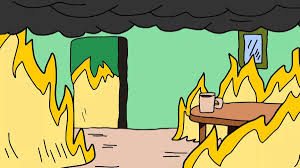 This Is Fine In 2020 Meme Background Funny Computer Wallpaper Background
