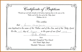 Free water baptism certificate template. Pin On Certificate Template