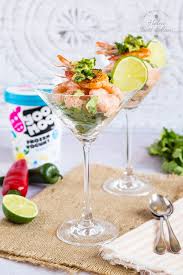 It's all about presentation when serving a simple appetizer or hor'dourve as shrimp cocktail. Modern Prawn Cocktail With Frozen Yogurt Recipe Fuss Free Flavours