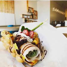Maybe you would like to learn more about one of these? Rolled Ice Cream In An Egg Waffle A Beautiful Marriage Of Two Food Crazes Rolled Ice Cream Egg Waffle Waffles