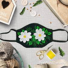 All of these face mask or surgical mask patterns were free at the time of writing this article. In The Hoop Fashionable Face Mask Free Machine Embroidery Design