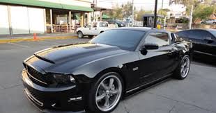 Mustang Gt500 Front End Conversion With Black Mamba Hood Unpainted 10 12 Gt V6 Mustang Ford Mustang Car 2012 Mustang