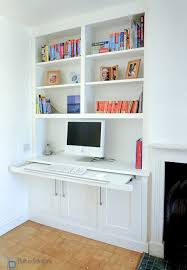 Living Room Cabinets With Pullout Keyboard Tray For A Study Area Desk In Living Room Built In Cupboards Living Room Built Ins
