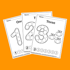 These color by number worksheets also help to reinforce students' recognition of numerals and color words. 50 Free Numbers Preschool Coloring Pages