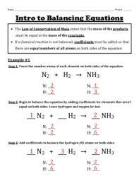 To balance a chemical equation, you first need to be able to count how many atoms of each element are on each side of the equation. Intro To Balancing Chemical Equations Step By Step By Chemistry Wiz