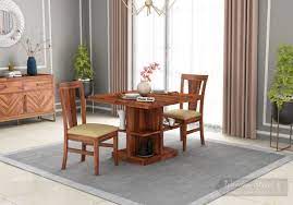 Get free shipping on qualified seats 2 dining room sets or buy online pick up in store today in the furniture department. Buy Ralph 2 Seater Dining Set With Storage Honey Finish Online In India Wooden Street