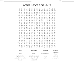 Chemical formula of hydrated calcium sulphate or gypsum is caso4.2h2o. Acids Bases And Salts Word Search Wordmint