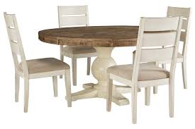 Grindleburg Dining Table And 4 Chairs Set In 2020 Round Dining Room Round Dining Room Table Dining Table
