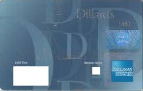 Welcome to the dillard's american express® cards benefits & features portal. Bank Card Dillard S American Express United States Of America Col Us Ae 0070