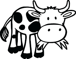 Coloring pages for kids cows and bulls coloring pages. Cute Cartoon Cow Coloring Pages Coloringholic Com