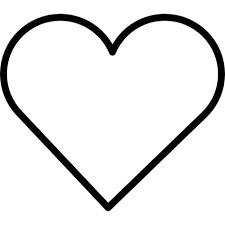 Free Icon Heart Outline Heart Outline Heart Template Free Icons