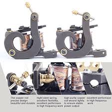 As in the use of most rotary tattoo guns there is no mechanism to convert the rotary motion of the motor into a linear motion. Amazon Com Yilong Brass Frame Coil Tattoo Machines Tattoo Guns Handmade For Tattoo Supply Liner Shader With One Self Locking Handle And One Clip 89 Beauty