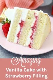 Make everyone at your wedding jealous of your cake prowess by doing multiple cake fillings in one. Strawberry Mascarpone Cake