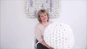 2 projects, in 19 queues. How To Hand Knit A Chunky Pouf Ottoman With Tube Yarn Youtube