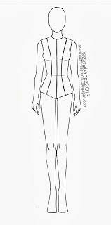 Croqui Feminino Frontal Croquis Desenhos De Moda Desenho De Moda