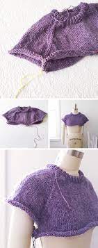 Top down baby sweater knitting patterns are well known for using with beginner knitters. How To Improvise A Top Down Sweater Part 4 Separating The Sleeves And Body Fringe Association Basic Sweater Pattern Knitting Girls Knit Fashion