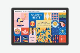 Garden Beats 2017 On Behance In 2020 Festival Design Graphic Design Posters Poster Design