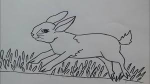 Next draw two bunny feet. How To Draw A Rabbit Bunny Easily Tutorials For Beginners
