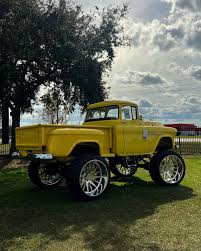 Image result for Chrome Yellow 1955 GMC