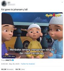 Upin danipin terbaru 2020 upin dan ipin tibanya syawal 2020. No Heaven For Orphans Upin Ipin Character Apologises After Backlash Over Insensitive Remarks Malaysia News Asiaone