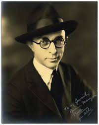 SIGNED Portrait of American Photographer James Abbe c.1930s by Woodbury LA