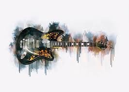 In this really easy drawing tutorial you will learn to draw a simple guitar. Electric Guitar Drawing By Ian Mitchell