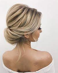 Updo Wedding Hairstyles With Beautiful Details Updo Wedding Hairstyles Classic Updo Wedding Hairstyl Updos For Medium Length Hair Hair Styles Bride Hairstyles
