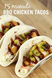 These spicy tacos are perfect for weeknight dinners and are we have tacos at least once a week because of how easy they are to make and how flavorful they are. Easy Barbeque Chicken Taco Recipe It Is A Keeper