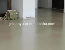 self leveling concrete being applied to