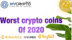 The amount of energy required to generate and keep records of it is staggering, with yet there is nothing terrible in this world that humans cannot make worse, and it seems one dollar bill has the exact same value as another, so it doesn't matter which one you have. 10 Worst Performing Cryptocurrencies Of 2020 Mycryptoparadise