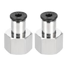 These fittings typically disconnect via some type of collar retraction. Push To Connect Tube Fitting Adapter 4mm Tube Od X 1 4 Npt Female Straight Pneumatic Connecter Connect Pipe Fitting 2pcs Walmart Com Walmart Com
