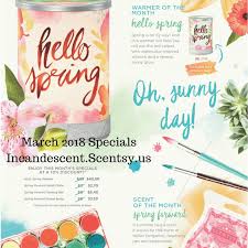 Maybe you would like to learn more about one of these? Scentsy March 2018 Warmer Scent Of The Month Hello Spring Scentsy Warmer Spring Forward Fragrance Incandescent Scentsy Us
