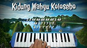 Not Angka Pianika Kidung Wahyu Kolosebo Youtube