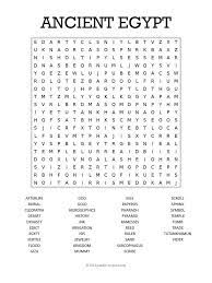 Free Printable Ancient Egypt Word Search Ancient Egypt Lessons Ancient Egypt For Kids Egypt Lessons