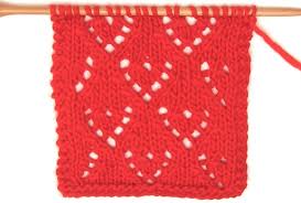 To cater the young generation with a distinct sense of style. Mini Lace Heart Stitch Knitting Pattern Studio Knit