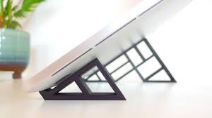 Geometric Macbook Pro Retina Stand In 2020 3d Printing Cool Stuff Macbook Pro