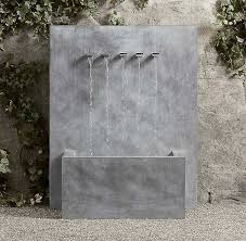 Zink Garten Standbrunnen Quatro Brillare Springbrunnen Aussenbrunnen Springbrunnen Garten