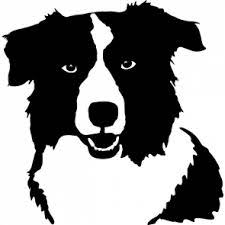Border Collie Silhouette Svg Google Search Dog Stencil Dog Art Dog Silhouette