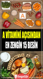 A Vitamini Acisindan En Zengin 15 Besin Sosyolife Net Vitaminler Beslenme Gida