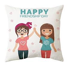 Is 30th july friendship day? Buy Gift Wrap Happy Friendship Day Cushion Cover For Best Friend Forever Friend With Filler 16x16 Inches Online At Low Prices In India Amazon In